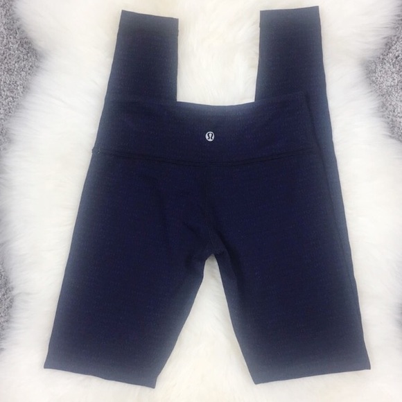 lululemon athletica Pants - Lululemon Wonder Leggings Pants Size 4 Blue Purple